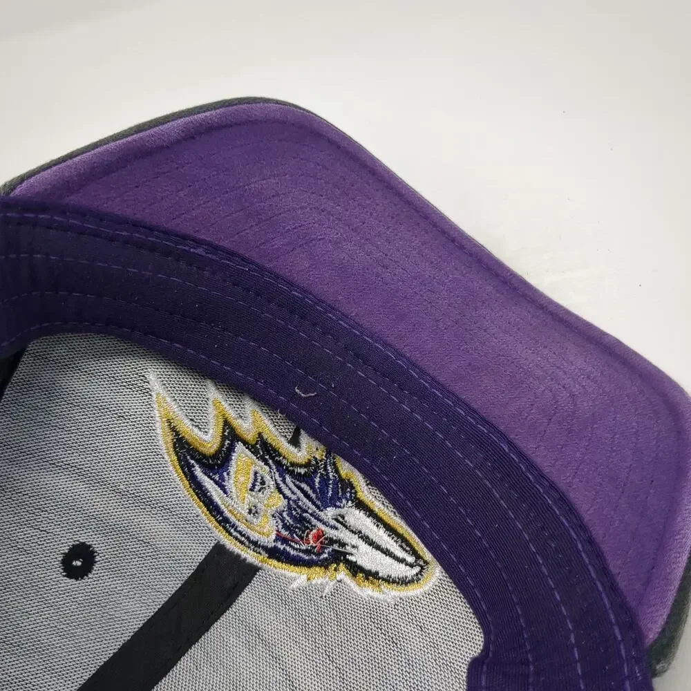 Baltimore Ravens NFL Reebok Cap Brown Purple XL Equipment Patch Logo Flex Hat